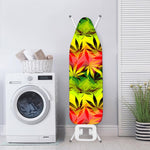 Hemp Leaf Reggae Pattern Print Ironing Board Cover