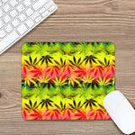 Hemp Leaf Reggae Pattern Print Mouse Pad