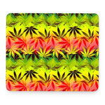 Hemp Leaf Reggae Pattern Print Mouse Pad