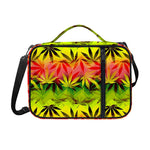Hemp Leaf Reggae Pattern Print Shoulder Strap Bible Bag