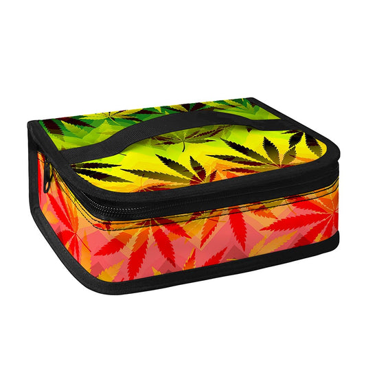 Hemp Leaf Reggae Pattern Print Small Lunch Bag
