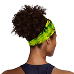 Hemp Leaf Reggae Pattern Print Sports Headband