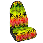 Hemp Leaf Reggae Pattern Print Waterproof Car Seat Cover