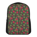 Hemp Leaves And Flowers Pattern Print Casual Backpack