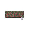 Hemp Leaves And Flowers Pattern Print Extended Mouse Pad