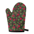 Hemp Leaves And Flowers Pattern Print Single Oven Mitt