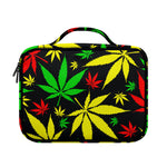Hemp Leaves Reggae Pattern Print Briefcase Bible Bag