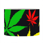 Hemp Leaves Reggae Pattern Print Drum Lamp Shade