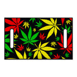Hemp Leaves Reggae Pattern Print Golf Cart Seat Cover