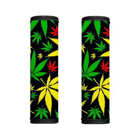 Hemp Leaves Reggae Pattern Print Handle Covers