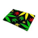 Hemp Leaves Reggae Pattern Print Pet Cooling Mat Cover