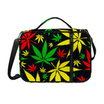 Hemp Leaves Reggae Pattern Print Shoulder Strap Bible Bag