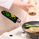 Hemp Leaves Reggae Pattern Print Skillet Handle Cover