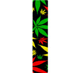 Hemp Leaves Reggae Pattern Print Table Runner