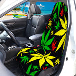 Hemp Leaves Reggae Pattern Print Waterproof Car Seat Cover