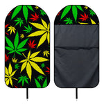 Hemp Leaves Reggae Pattern Print Waterproof Car Seat Cover