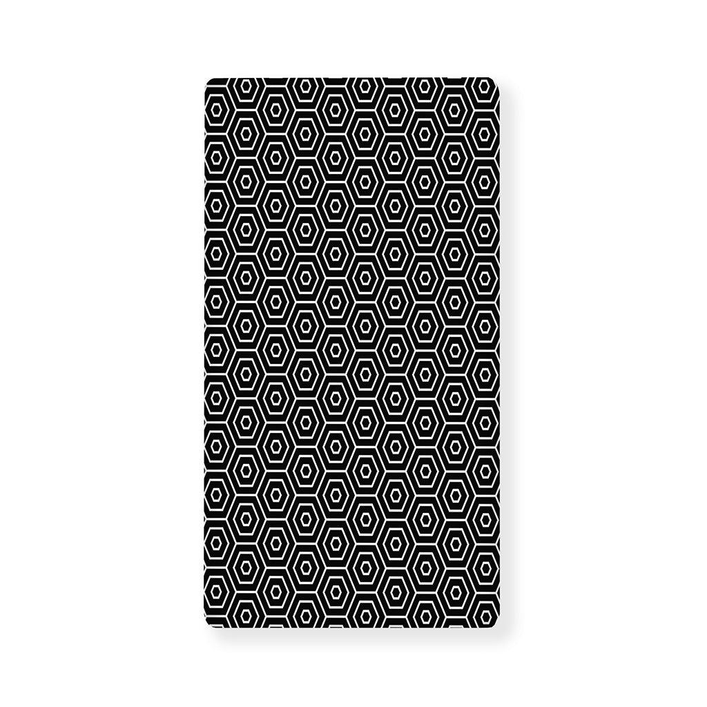 Hexagon Geometric Pattern Print Baby Crib Sheet