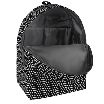 Hexagon Geometric Pattern Print Backpack