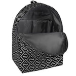 Hexagon Geometric Pattern Print Backpack