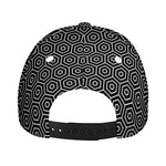 Hexagon Geometric Pattern Print Baseball Cap