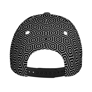 Hexagon Geometric Pattern Print Baseball Cap