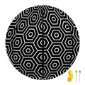 Hexagon Geometric Pattern Print Basketball