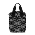 Hexagon Geometric Pattern Print Bible Tote Bag