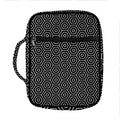 Hexagon Geometric Pattern Print Front Pocket Bible Bag