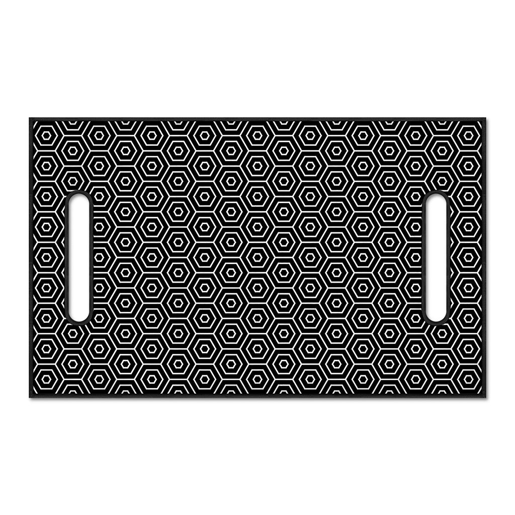 Hexagon Geometric Pattern Print Golf Cart Seat Cover