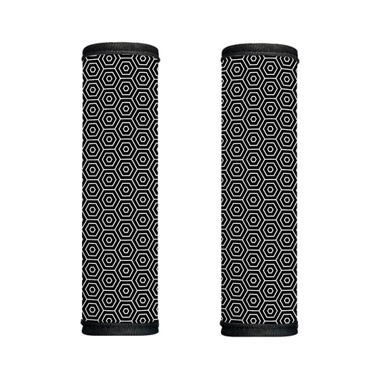 Hexagon Geometric Pattern Print Handle Covers