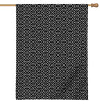 Hexagon Geometric Pattern Print House Flag
