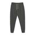 Hexagon Geometric Pattern Print Jogger Pants