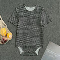 Hexagon Geometric Pattern Print Men's Bodysuit