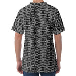 Hexagon Geometric Pattern Print Men's Velvet T-Shirt