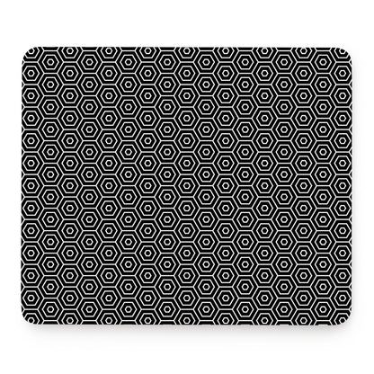 Hexagon Geometric Pattern Print Mouse Pad