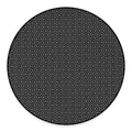 Hexagon Geometric Pattern Print Round Floor Mat