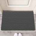 Hexagon Geometric Pattern Print Rubber Doormat