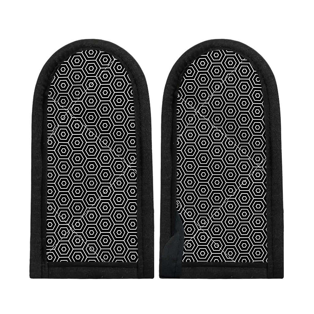 Hexagon Geometric Pattern Print Skillet Handle Cover