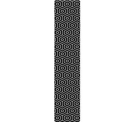 Hexagon Geometric Pattern Print Table Runner