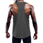 Hexagon Geometric Pattern Print Training Tank Top