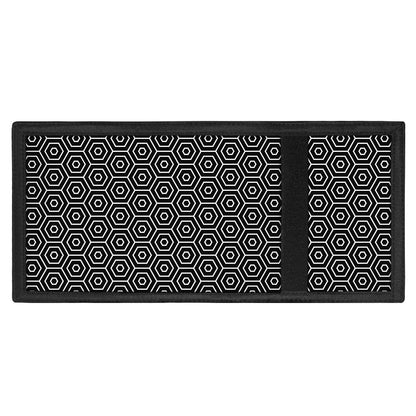 Hexagon Geometric Pattern Print Trifold Wallet