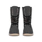 Hexagon Geometric Pattern Print Winter Boots