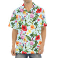 Hibiscus Flower Floral Pattern Print Aloha Shirt