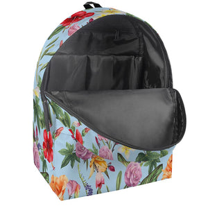 Hibiscus Flower Floral Pattern Print Backpack