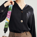 Hibiscus Flower Floral Pattern Print Bag Strap