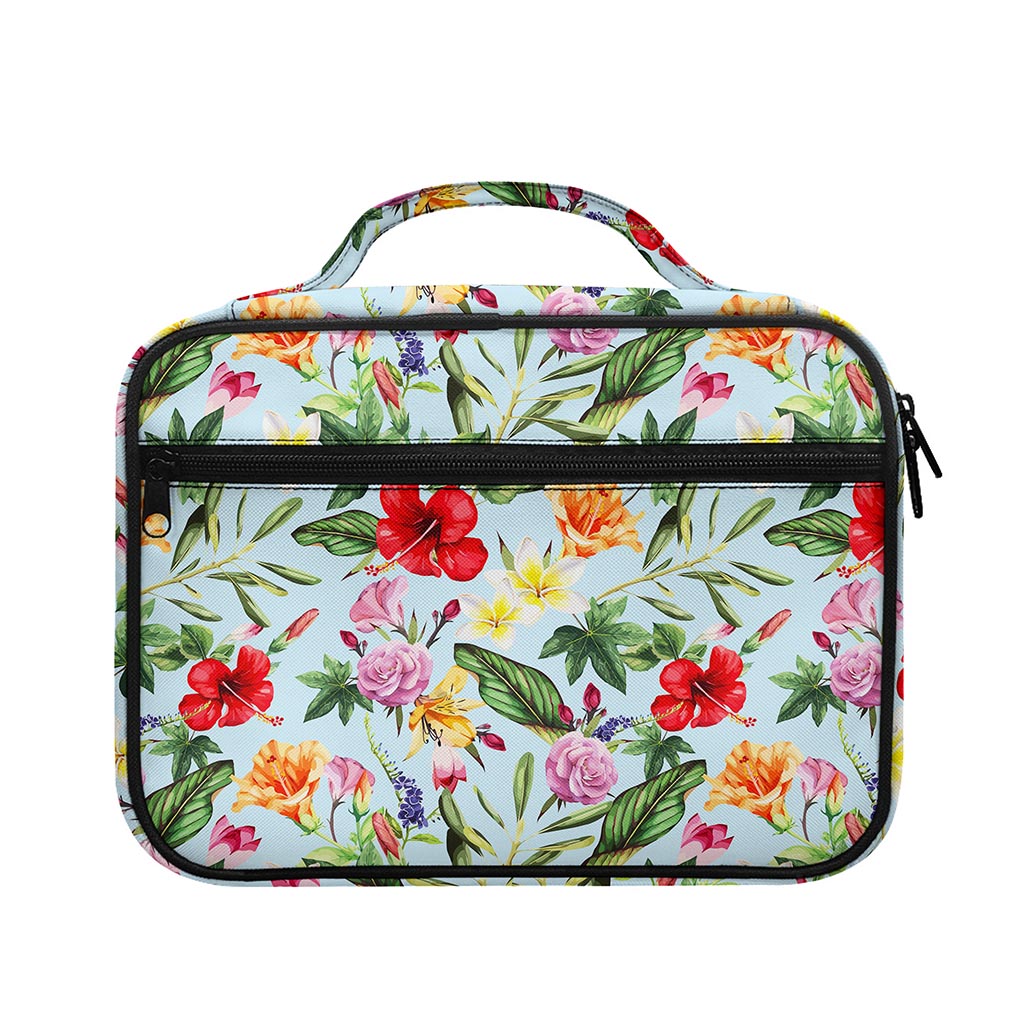 Hibiscus Flower Floral Pattern Print Briefcase Bible Bag