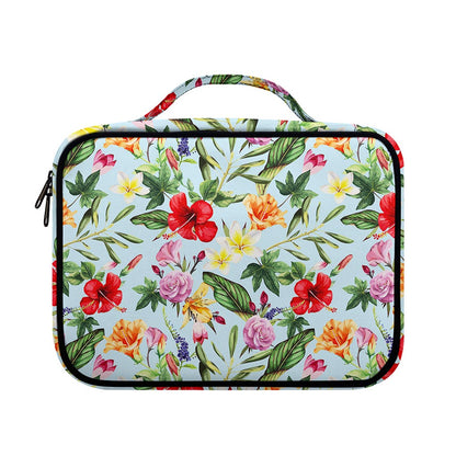 Hibiscus Flower Floral Pattern Print Briefcase Bible Bag