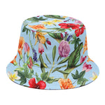 Hibiscus Flower Floral Pattern Print Bucket Hat