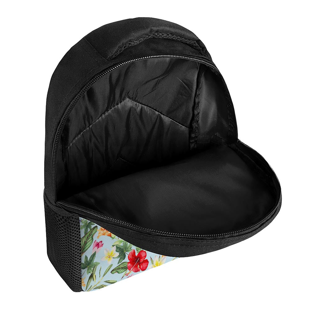 Hibiscus Flower Floral Pattern Print Casual Backpack