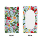 Hibiscus Flower Floral Pattern Print Changing Pad Cover
